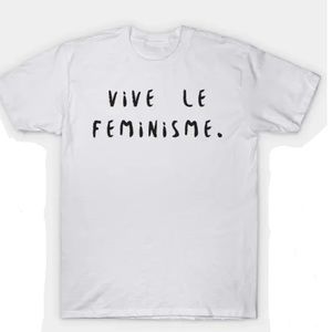 Black & White VIVE LE FEMINISME Women’s XL tee